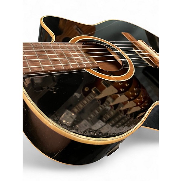 Used Ortega feel series classical Black Classical Acoustic Electric Guitar