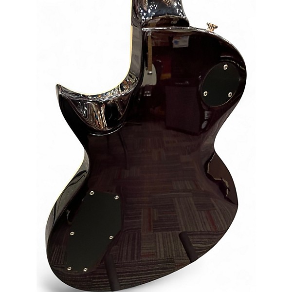 Used ESP LTD EC256FM Trans Purple Solid Body Electric Guitar