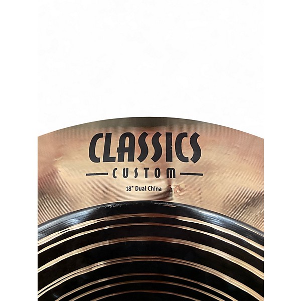 Used MEINL 18in Classic Custom Dual China Cymbal
