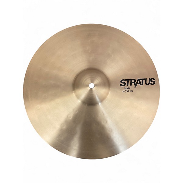 Used SABIAN 14in stratus hihat pair Cymbal