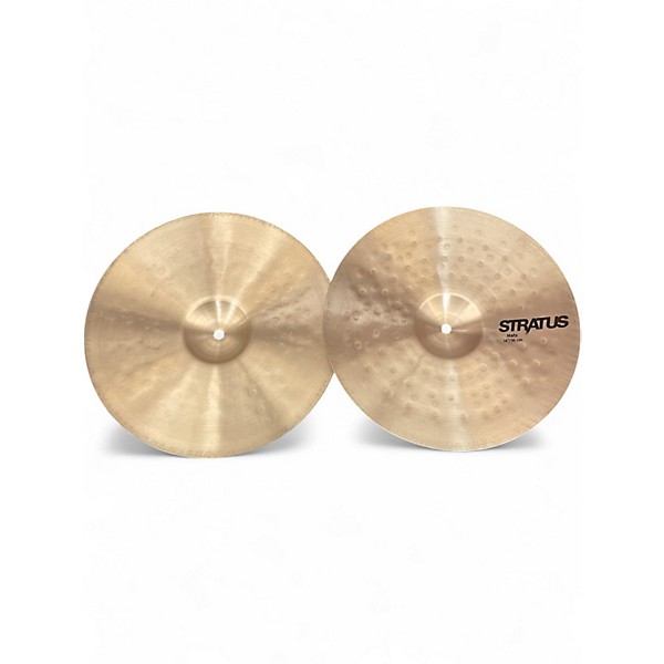 Used SABIAN 14in stratus hihat pair Cymbal