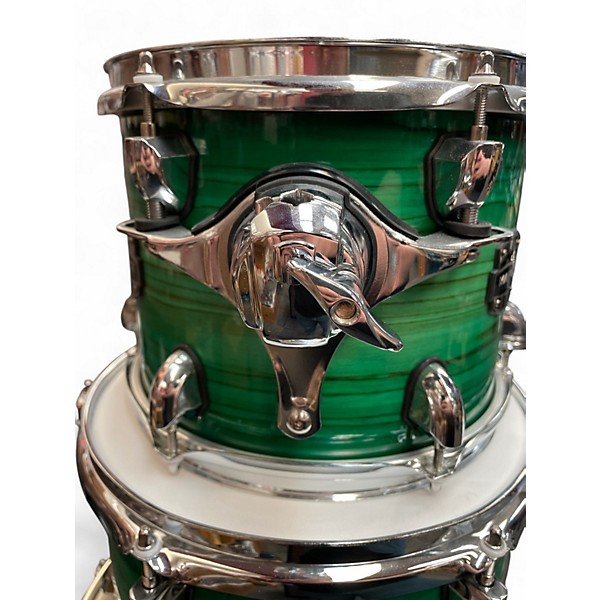 Used Mapex 4 Piece Armory Emerald Green Drum Kit