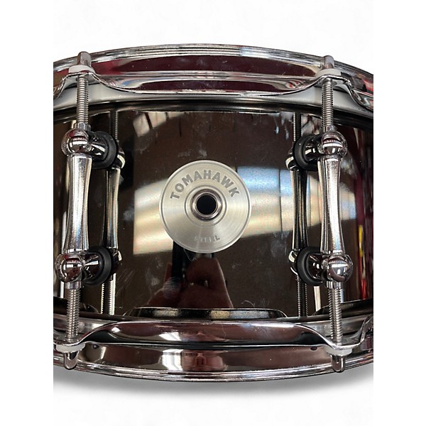 Used Mapex 14in Tomahawk Snare Black Chrome Drum