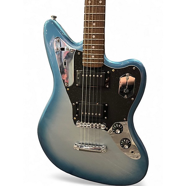 Used Squier CONTEMPORARY JAGUAR Blue Sunburst Solid Body Electric Guitar