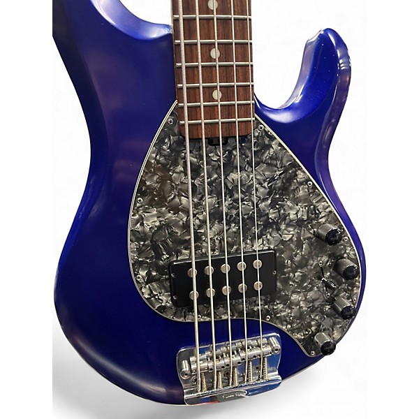 Used 2000 Ernie Ball Music Man StingRay 5 Special H Baltic Blue Electric Bass Guitar