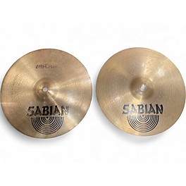 Used SABIAN 14in B8 HI HAT PAIR Cymbal