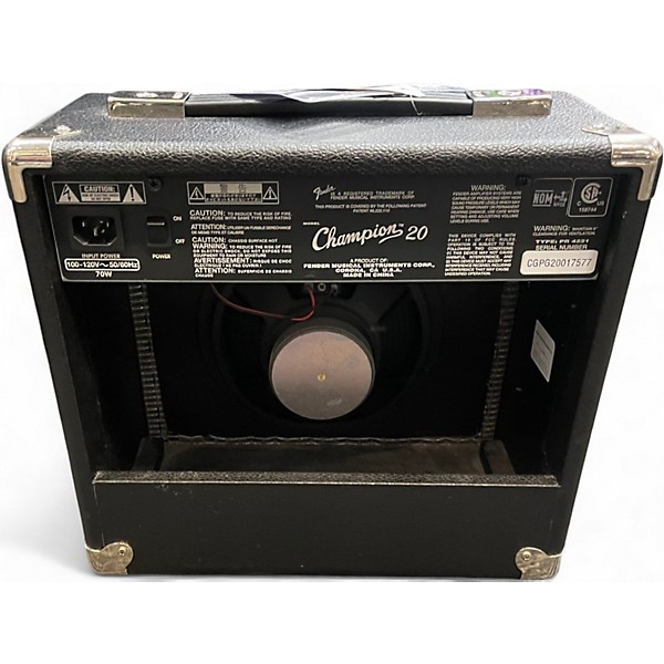 Used Fender Champion 20 Guitar Combo Amp