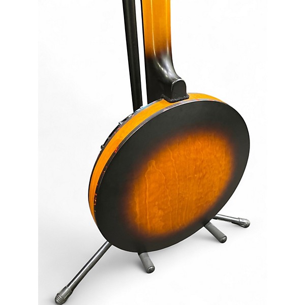 Used Luna Celtic 5 String Banjo 2 Tone Sunburst Banjo