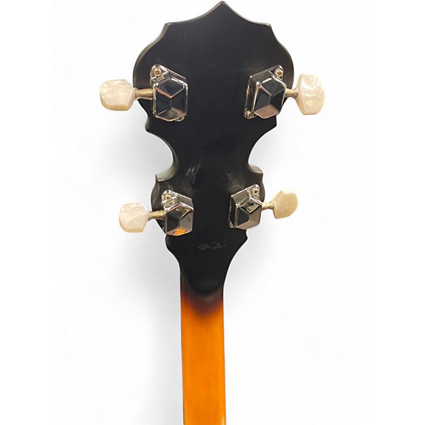 Used Luna Celtic 5 String Banjo 2 Tone Sunburst Banjo