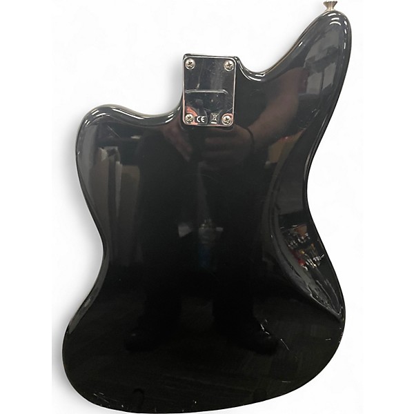Used Fender Jaguar Black Solid Body Electric Guitar