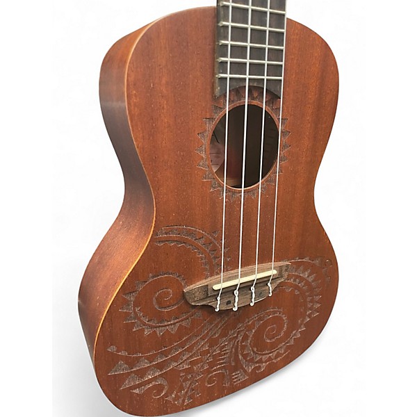 Used Luna Concert Tattoo Natural Ukulele