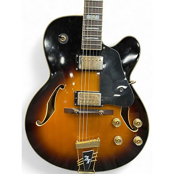 Used Ibanez AF120 Sunburst Hollow Body Electric Guitar