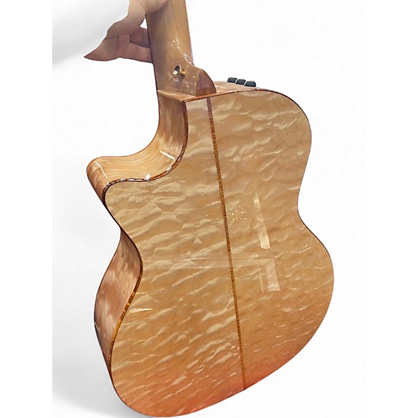 Used Taylor Custom GA Quilted Maple Acoustic Electric Guitar