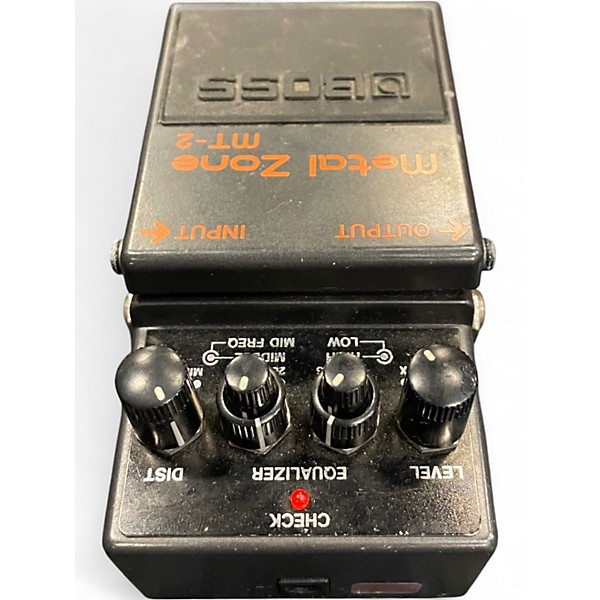 Used BOSS MT2 Metal Zone Distortion Effect Pedal