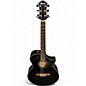 Used Ibanez AEWC400TKS TRANS BLACK Acoustic Electric Guitar thumbnail
