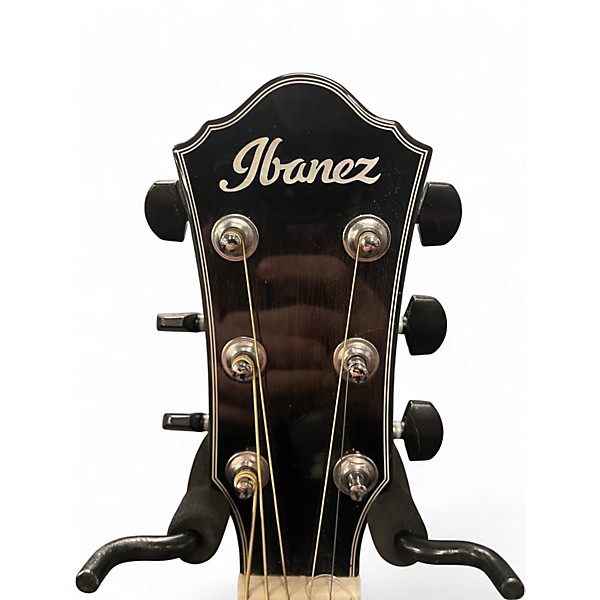 Used Ibanez AEWC400TKS TRANS BLACK Acoustic Electric Guitar
