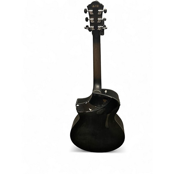 Used Ibanez AEWC400TKS TRANS BLACK Acoustic Electric Guitar