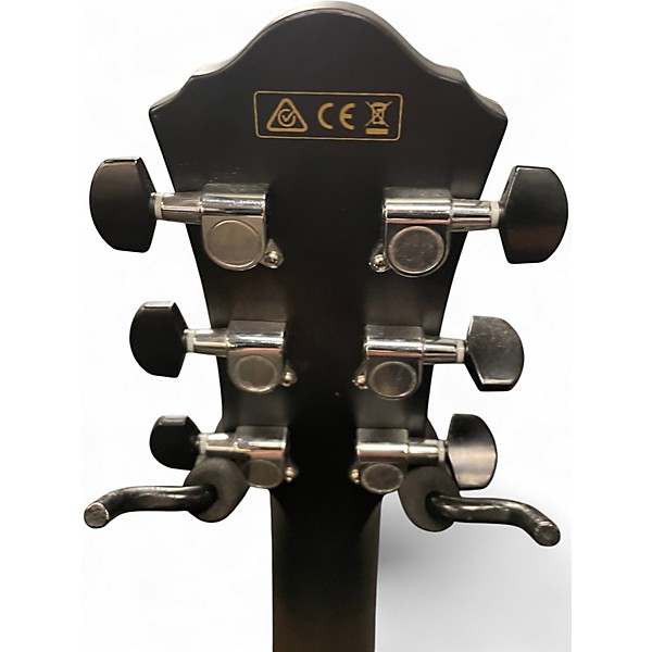 Used Ibanez AEWC400TKS TRANS BLACK Acoustic Electric Guitar