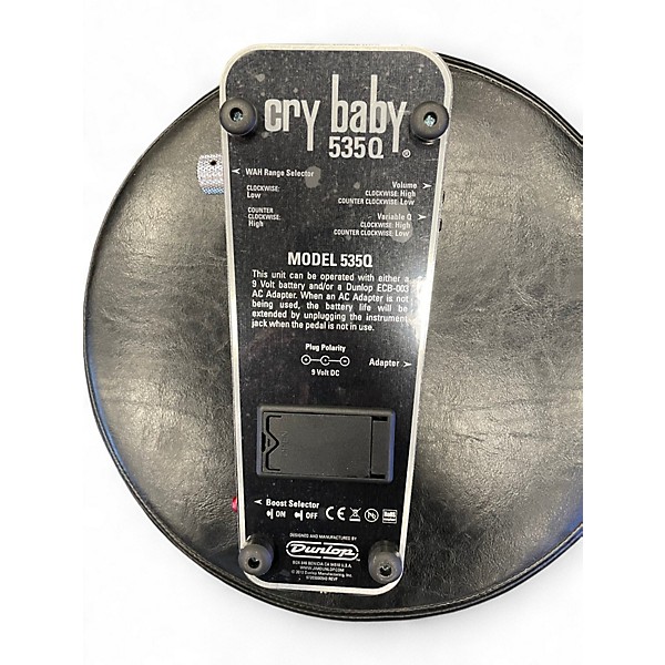 Used Dunlop CHROME 535Q Cry Baby Multi-Wah Effect Pedal