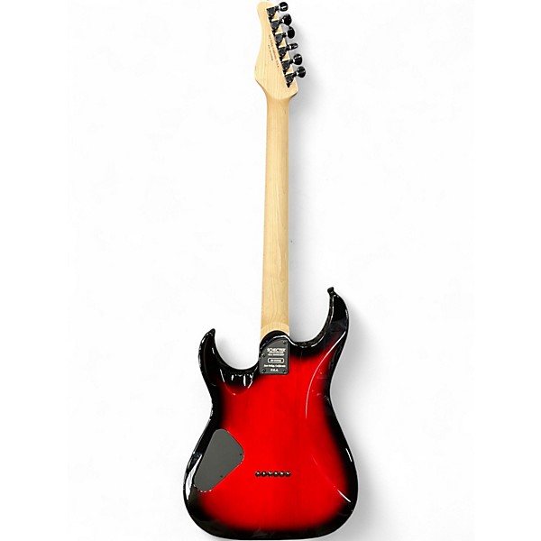 Used Schecter Guitar Research USA CUSTOM SHOP SUNSET 24 RED STAIN BLACK BURST  Solid Body Electric Guitar