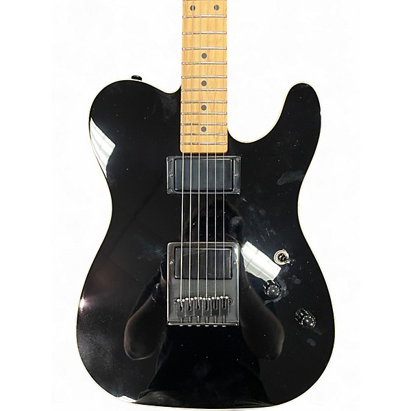 Used Schecter Guitar Research USA CUSTOM SHOP PT HH BLACK Solid Body Electric Guitar