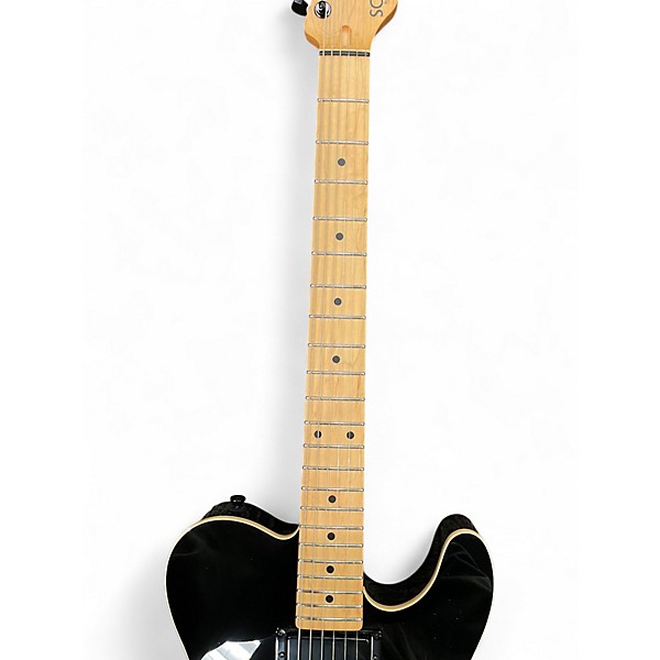 Used Schecter Guitar Research USA CUSTOM SHOP PT HH BLACK Solid Body Electric Guitar