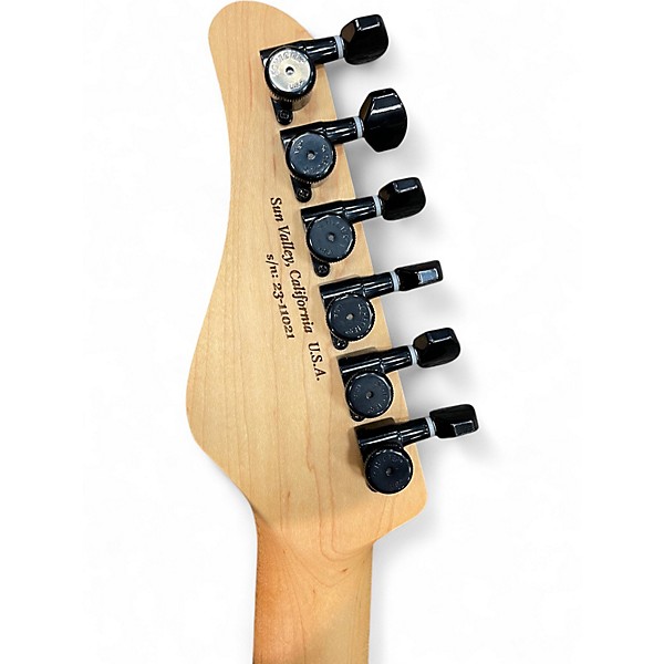 Used Schecter Guitar Research USA CUSTOM SHOP PT HH BLACK Solid Body Electric Guitar