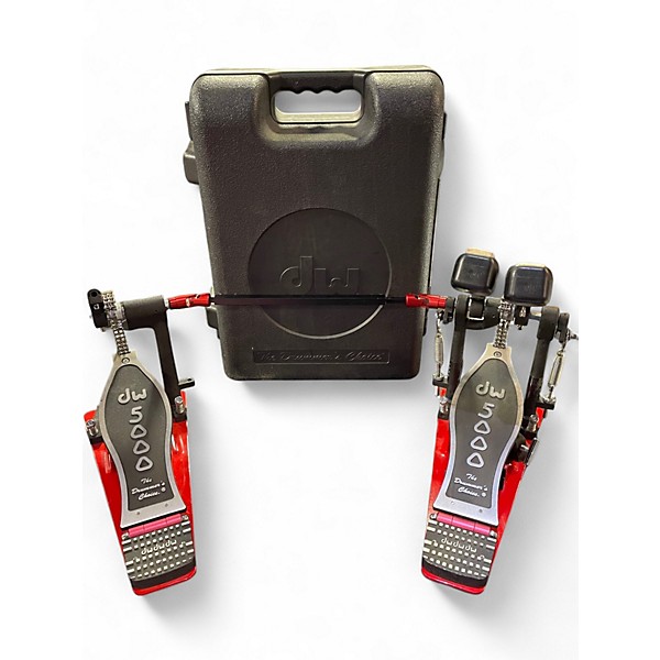 Used DW 5000 Series Double Double Bass Drum Pedal