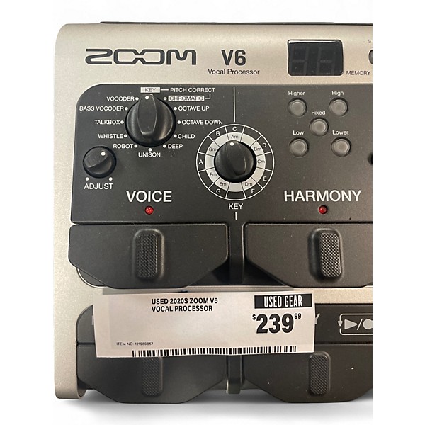 Used 2020s Zoom V6 Vocal Processor