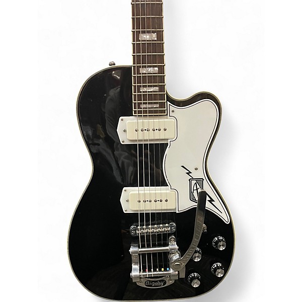 Used Eastwood Airline Tuxedo Black Hollow Body Electric Guitar