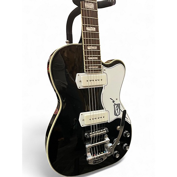 Used Eastwood Airline Tuxedo Black Hollow Body Electric Guitar