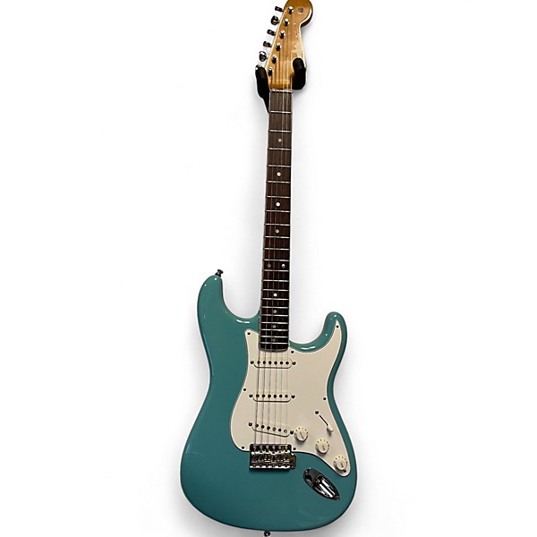 Used Fender Artist Series Eric Johnson Stratocaster Tropical Turquoise Solid Body Electric Guitar