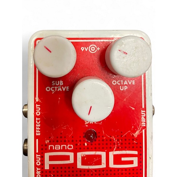 Used Electro-Harmonix Nano POG Polyphonic Octave Generator Effect Pedal