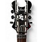 Used Schecter Guitar Research Synyster Gates Signature Standard Black and White Solid Body Electric Guitar