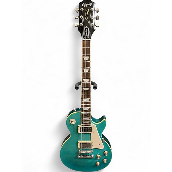 Used Epiphone Les Paul Standard 60s Quilt Ocean Water Perimeter Solid Body Electric Guitar