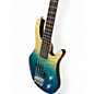 Used Flight MINI BASS TBL TRANSPARENT BLUE Electric Bass Guitar