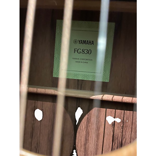 Used Yamaha FG830 Natural Acoustic Guitar