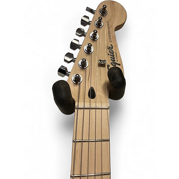 Used Squier Bullet Stratocaster Black Solid Body Electric Guitar