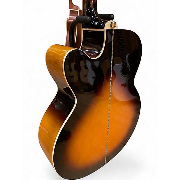 Used Epiphone J-200 ec studio Tobacco Burst Acoustic Electric Guitar