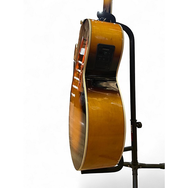 Used Epiphone J-200 ec studio Tobacco Burst Acoustic Electric Guitar