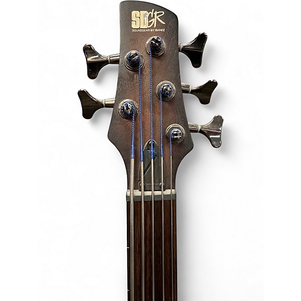 Used Ibanez SRF705 3 Color Sunburst Electric Bass Guitar