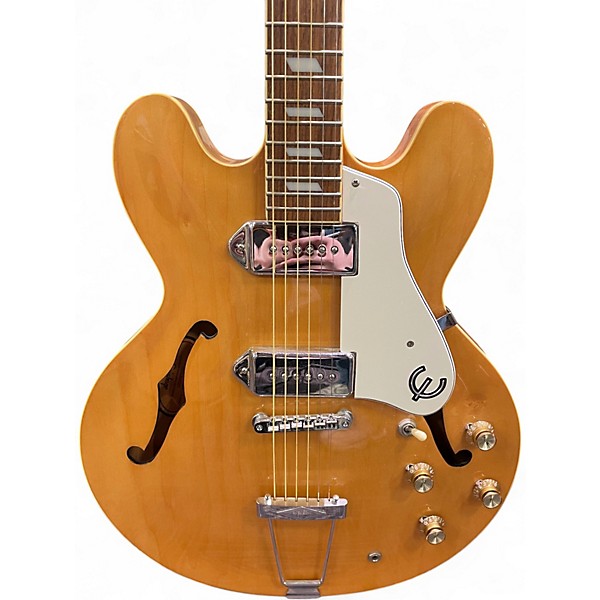 Used Epiphone Casino Natural Hollow Body Electric Guitar