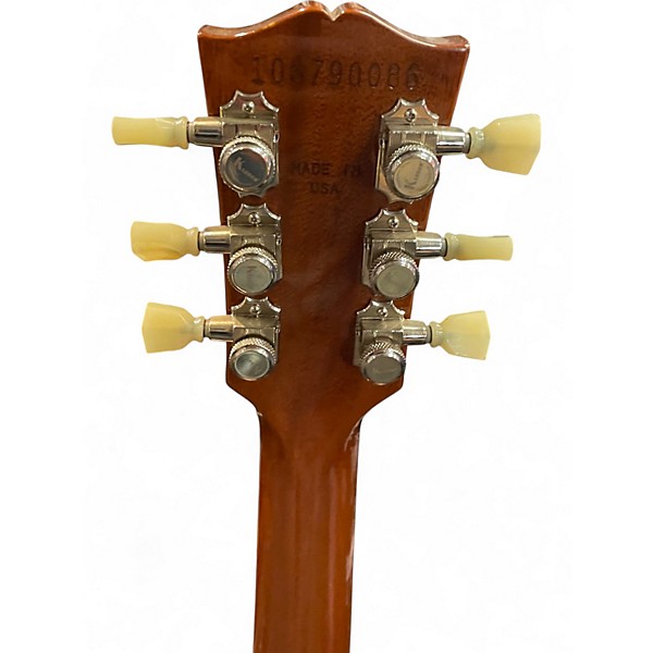 Used Gibson Les Paul Standard Gold Top Solid Body Electric Guitar