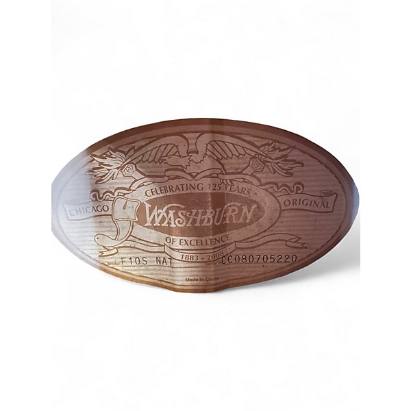 Used Washburn F10S NAT Natural Acoustic Guitar