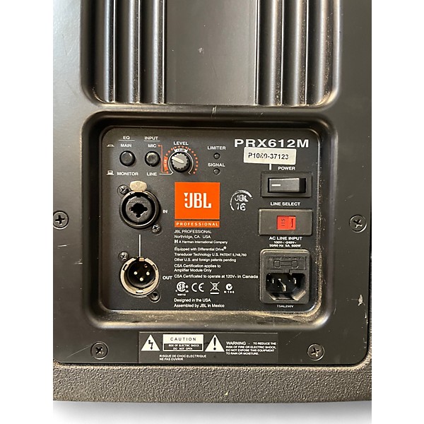 Used JBL PRX612M Powered Monitor