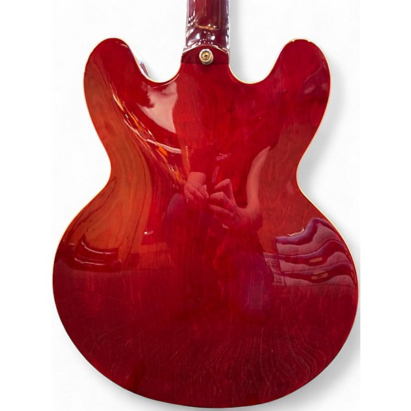 Used Epiphone 59 es-335 dot Trans Red Hollow Body Electric Guitar