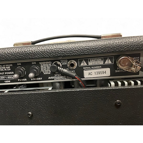 Used Fender 1965 Reissue Deluxe Reverb 22W Tube Guitar Combo Amp