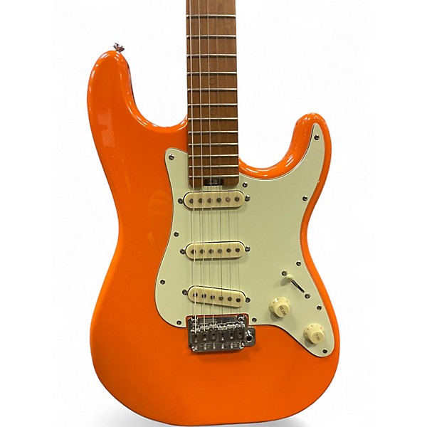 Used Schecter Guitar Research Nick Johnston SSS Atomic Orange Solid Body Electric Guitar