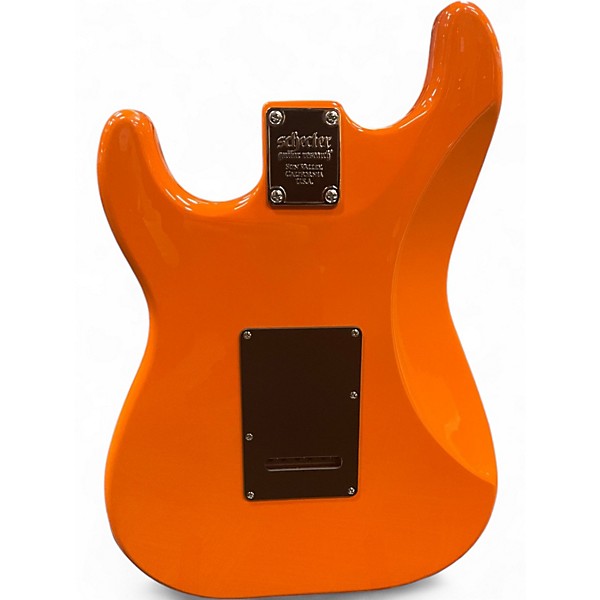 Used Schecter Guitar Research Nick Johnston SSS Atomic Orange Solid Body Electric Guitar