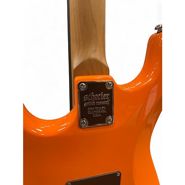 Used Schecter Guitar Research Nick Johnston SSS Atomic Orange Solid Body Electric Guitar